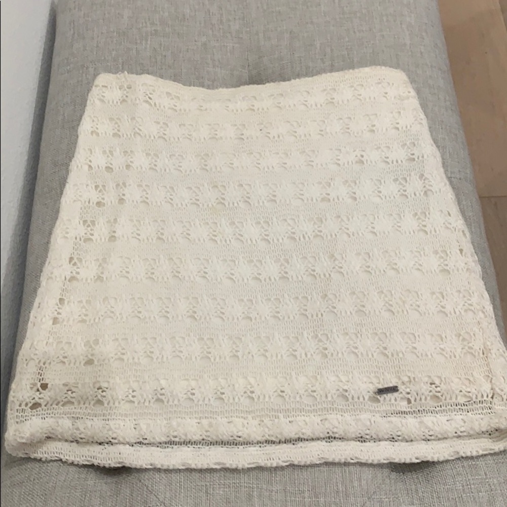 Mini knitted skirt